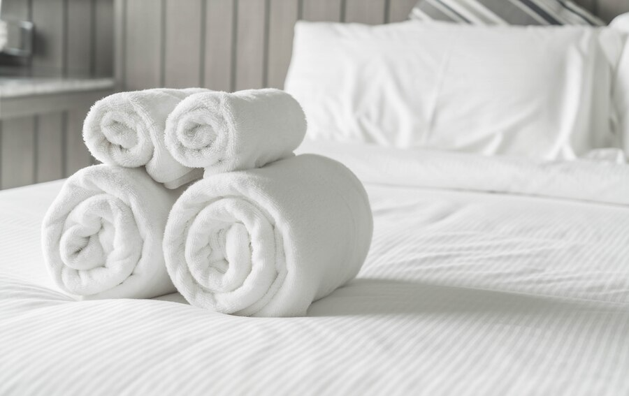 Hotel bath towel
