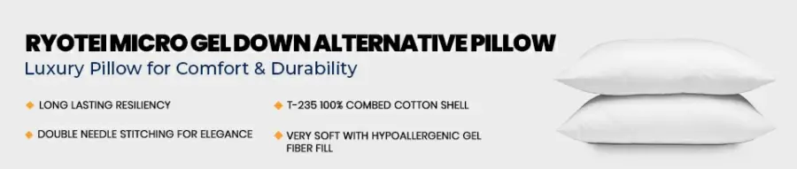 Ryotei Micro Gel Down Alternative Pillow
