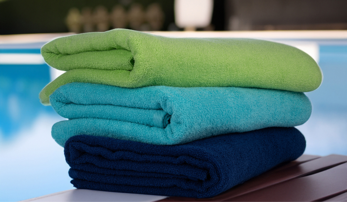 Solid Color Luxury Pool Towels.