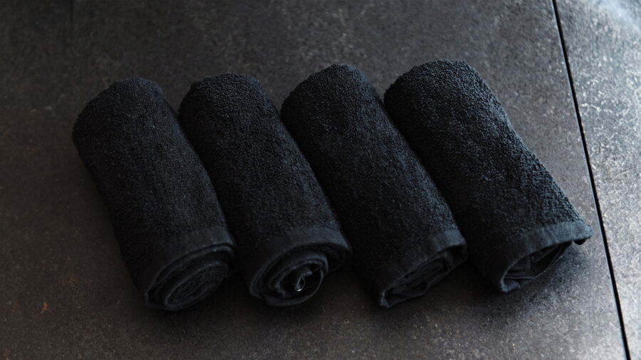 luxury hotel makeup towels