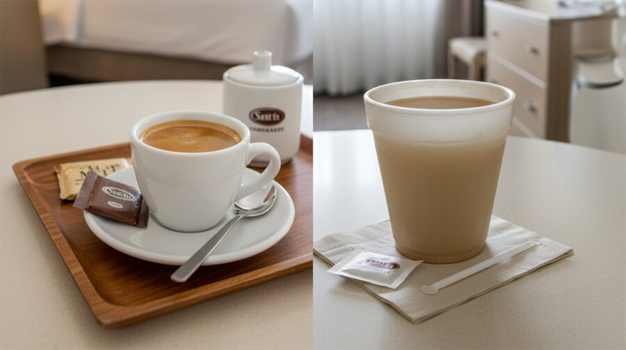 In-Room Coffee and Online Reviews