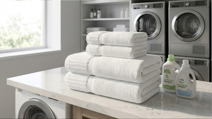 Low Cost-Per-Wash of Luxury Hotel Towels