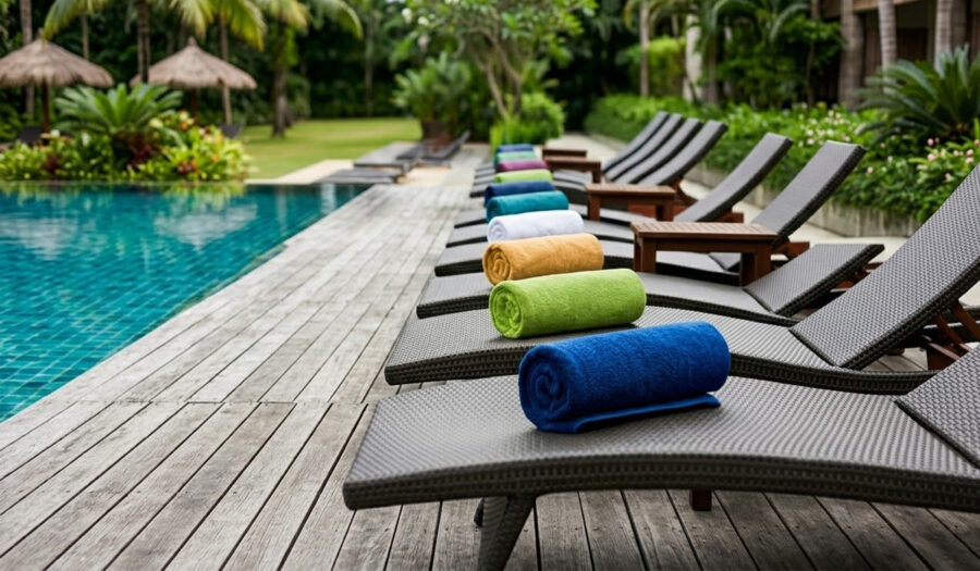 Why Vat-Dyed Cotton Pool Towels Perform Better