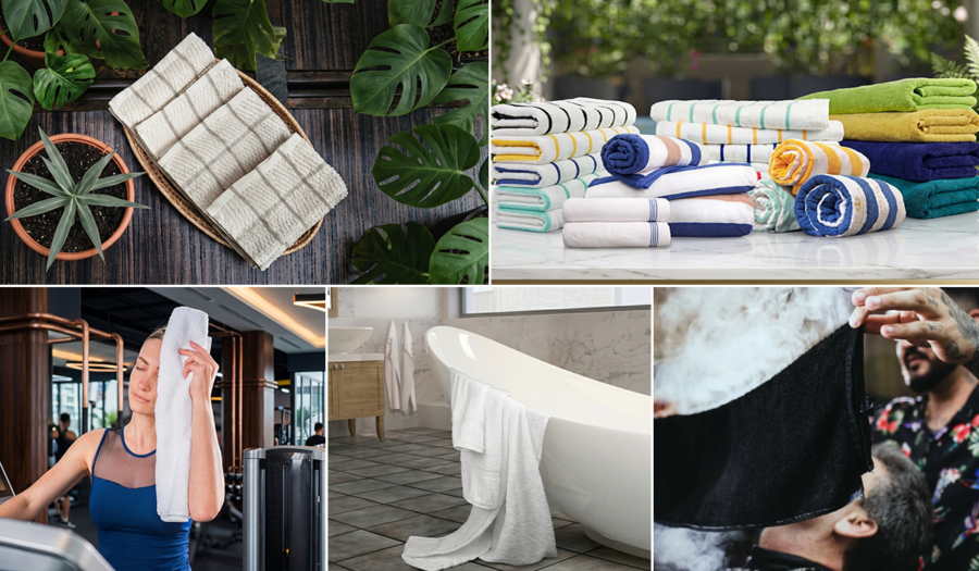 DZEE’s Hotel Towel Collection Includes