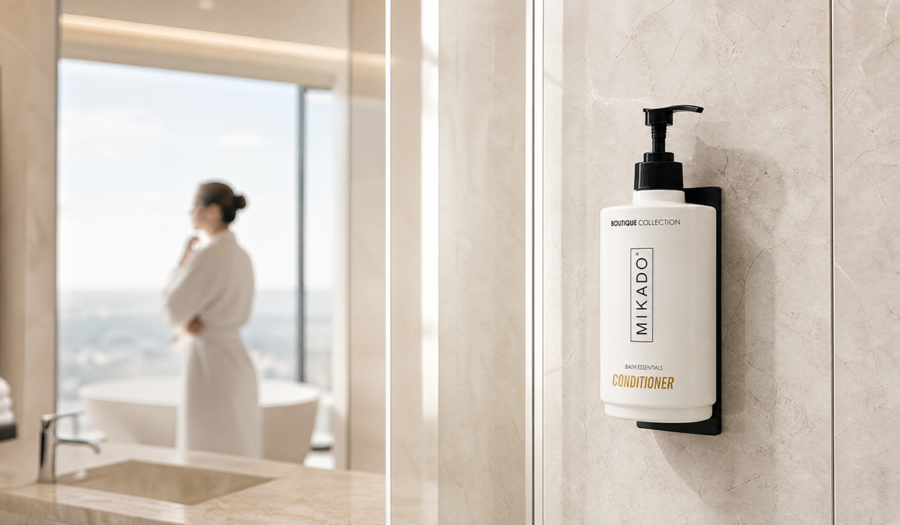 Aesthetic and Modern Look Hotel Shower Dispenser