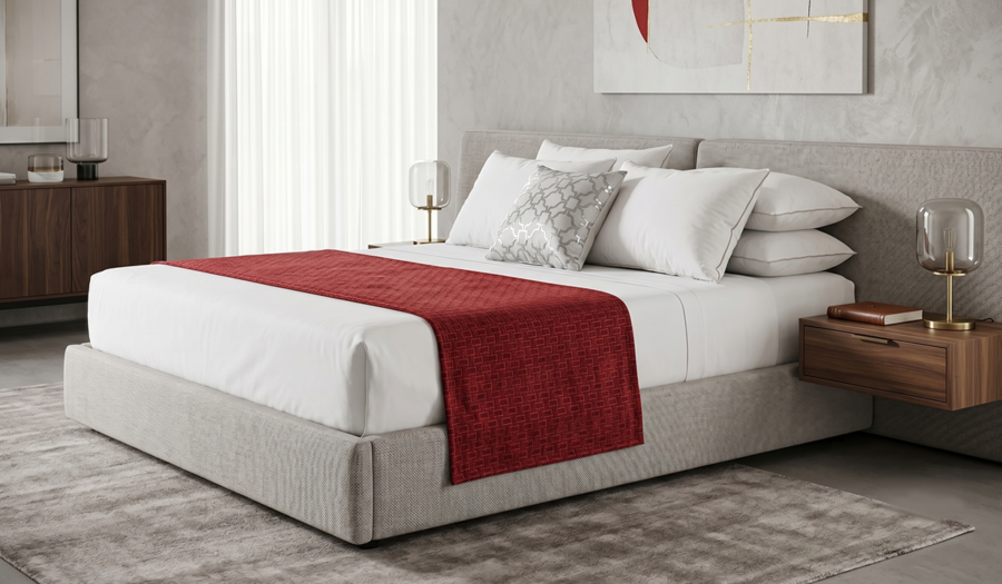 What Is a Bed Scarf and Its Purpose in Commercial Properties_