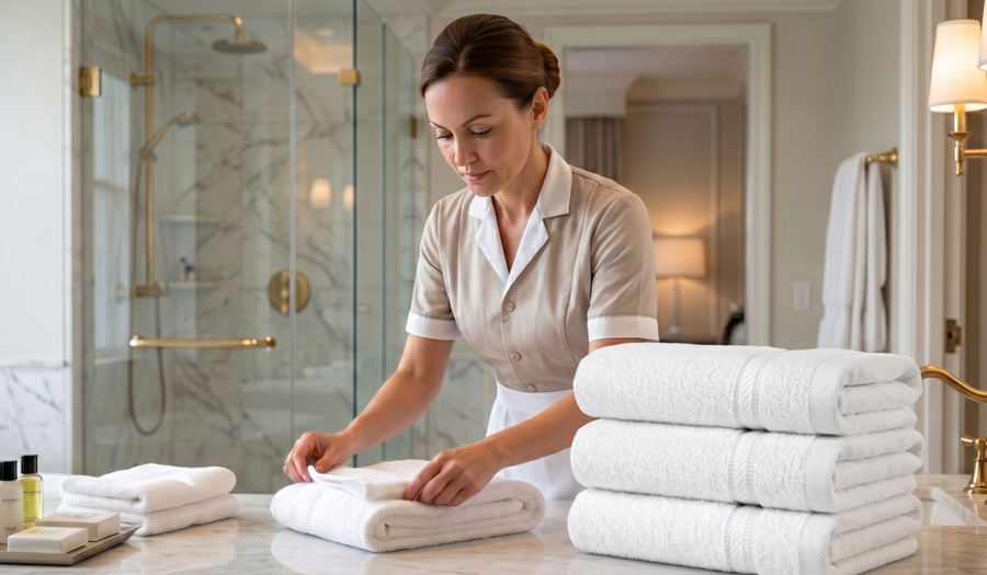 Why Hotels Prefer Ring-Spun Cotton Towels