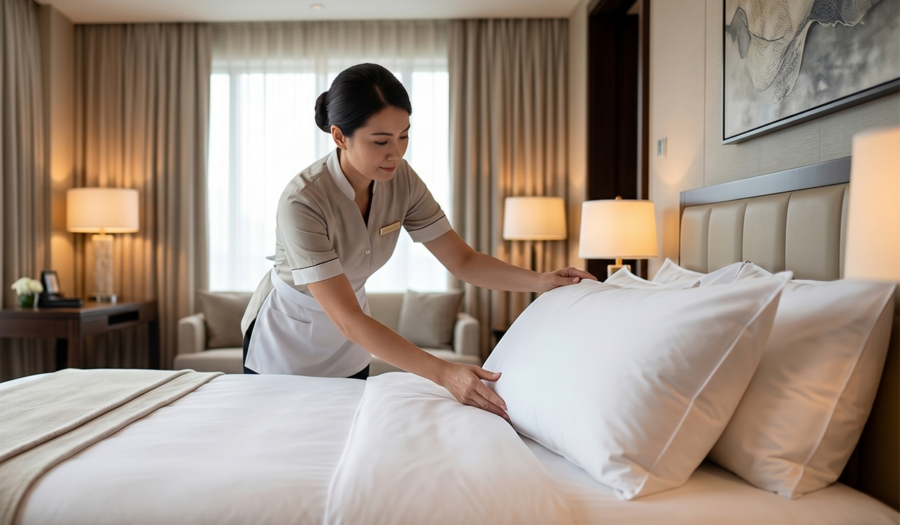 Why Premium Hotels Avoid Basic Pillow Construction