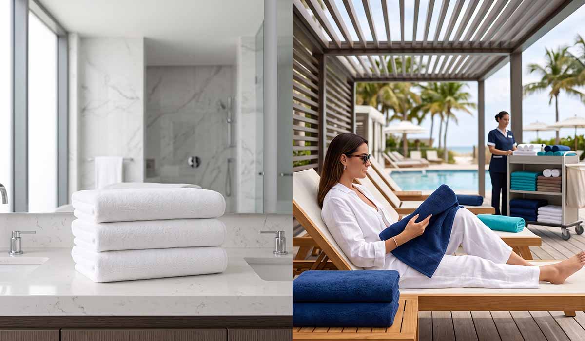 White Towels vs. Solid-Colored Towels_