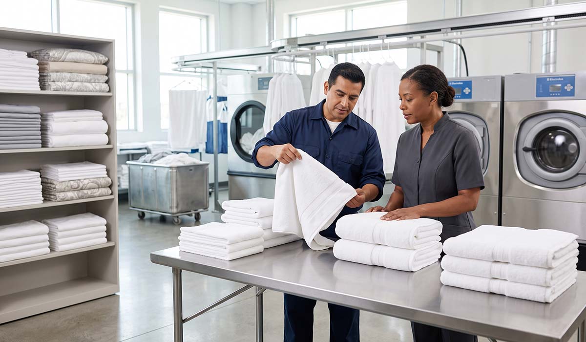 How Should Hotels Choose Towels for Industrial Laundry Operations