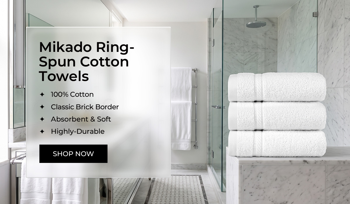 Mikado Ring-Spun Cotton Towels