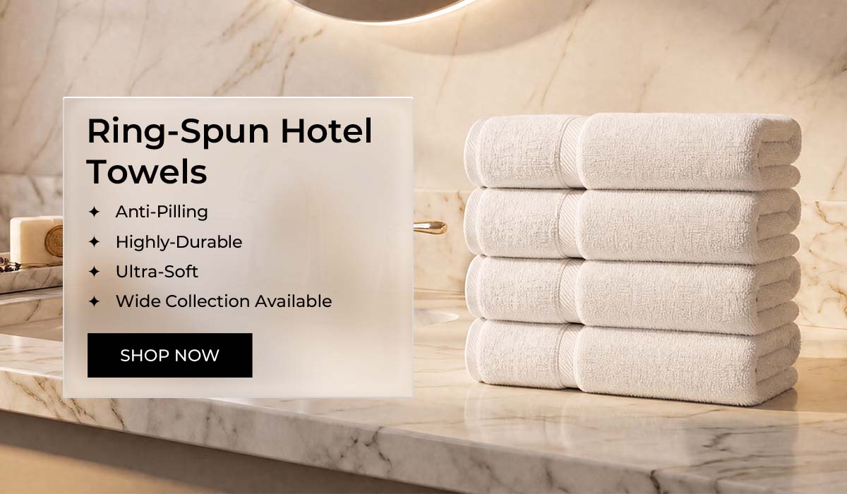 Ring-Spun Hotel Towels