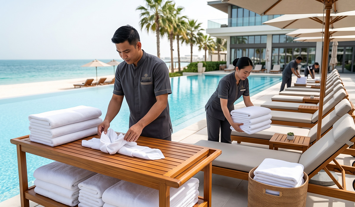 Why Do Resorts Use White Towels