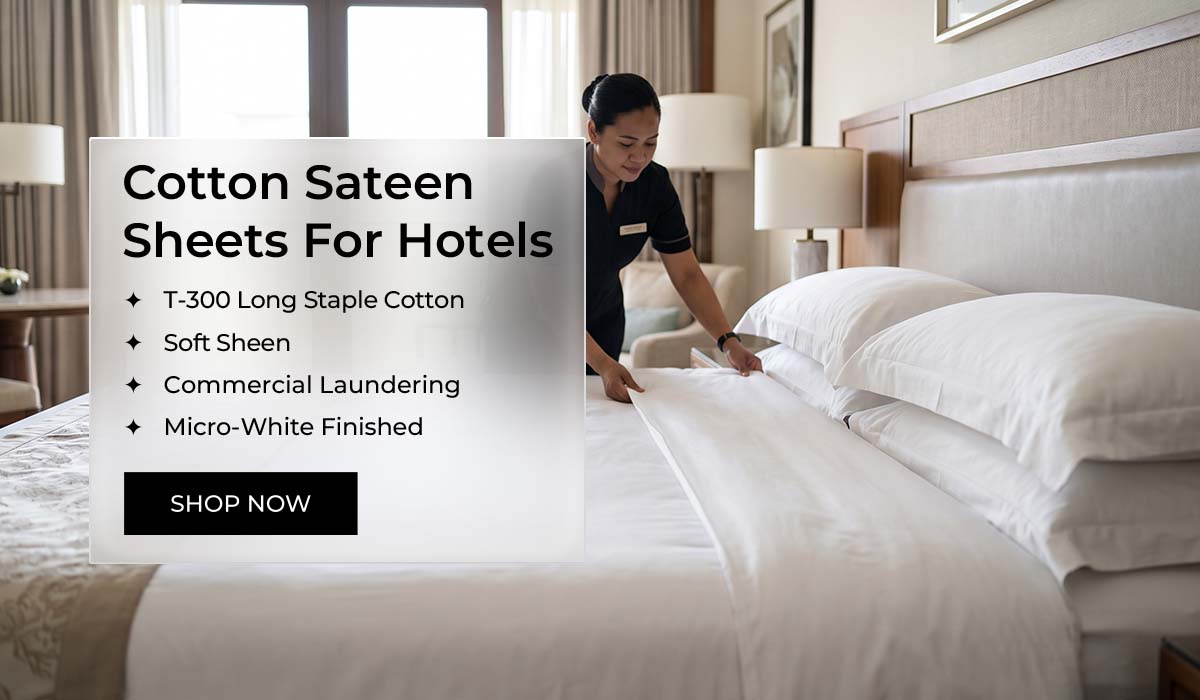 Cotton Sateen Sheets For Hotels