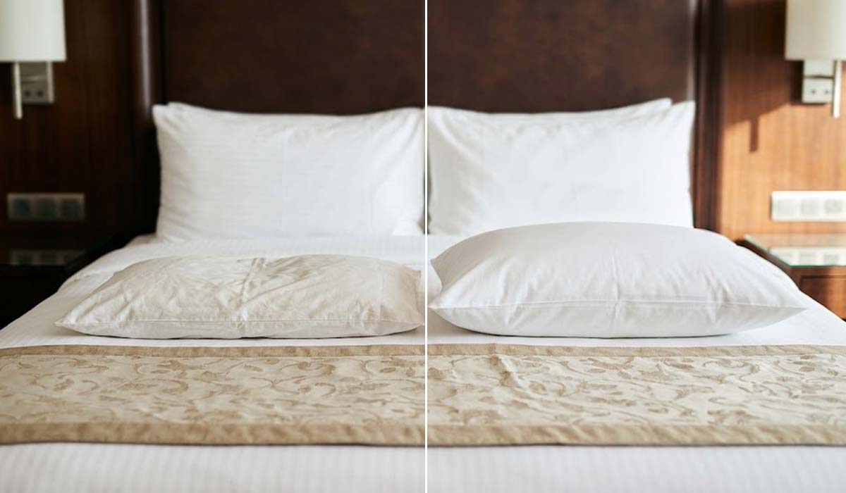 Hotel Pillows Become Flat and Lose Support