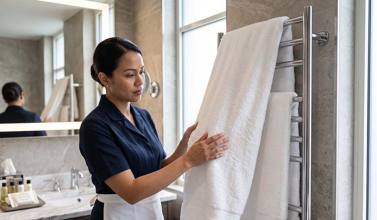 Why Do Hotel Bath Towels Dry So Slowly