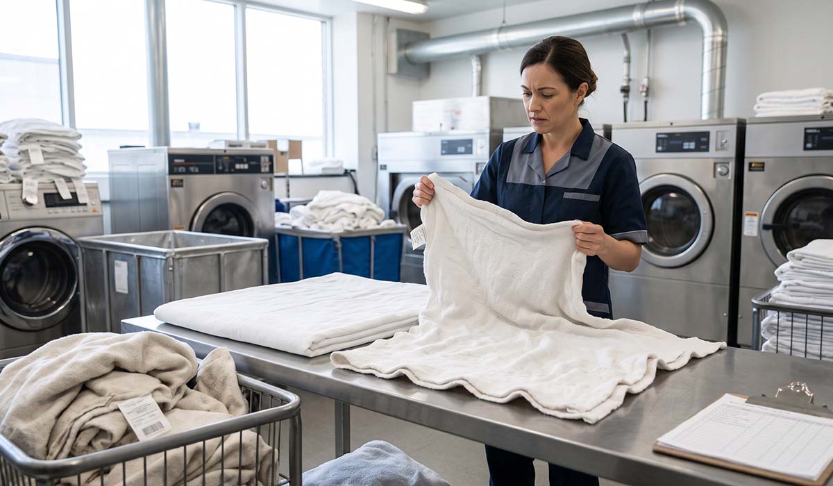 Washed Material Stop Hotel Blanket Shrinkage: A Commercial Wash Guide