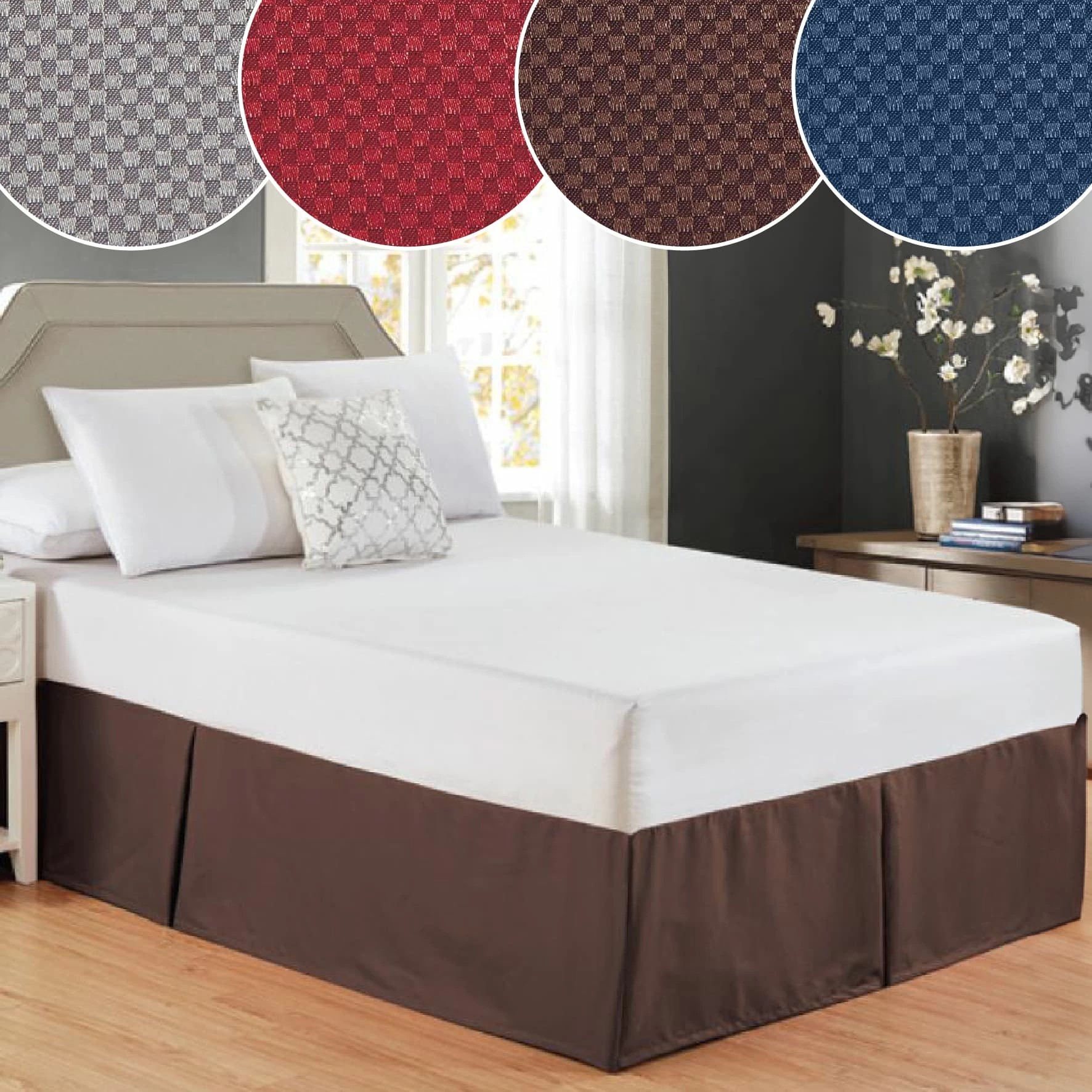 Checkered Bed Skirts