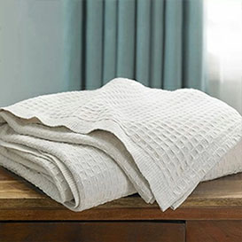 Cotton Waffle Thermal Blankets