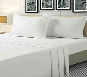 Forte T-250 Soft Plain Satin Sheets