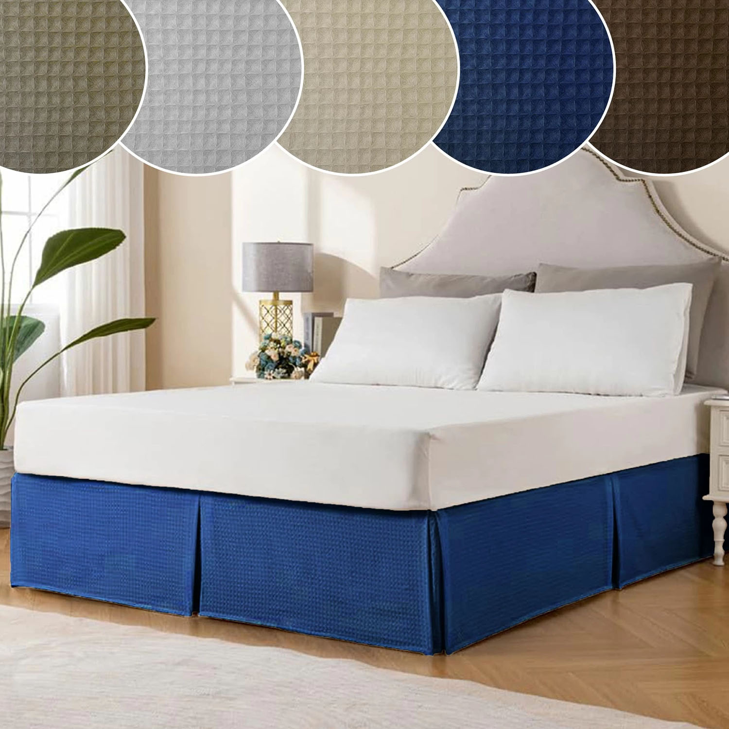 Waffle Bed Skirts