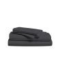 Soft Siesta Blended Charcoal Grey Sheet Set - T-200 - Full - 4 Pieces