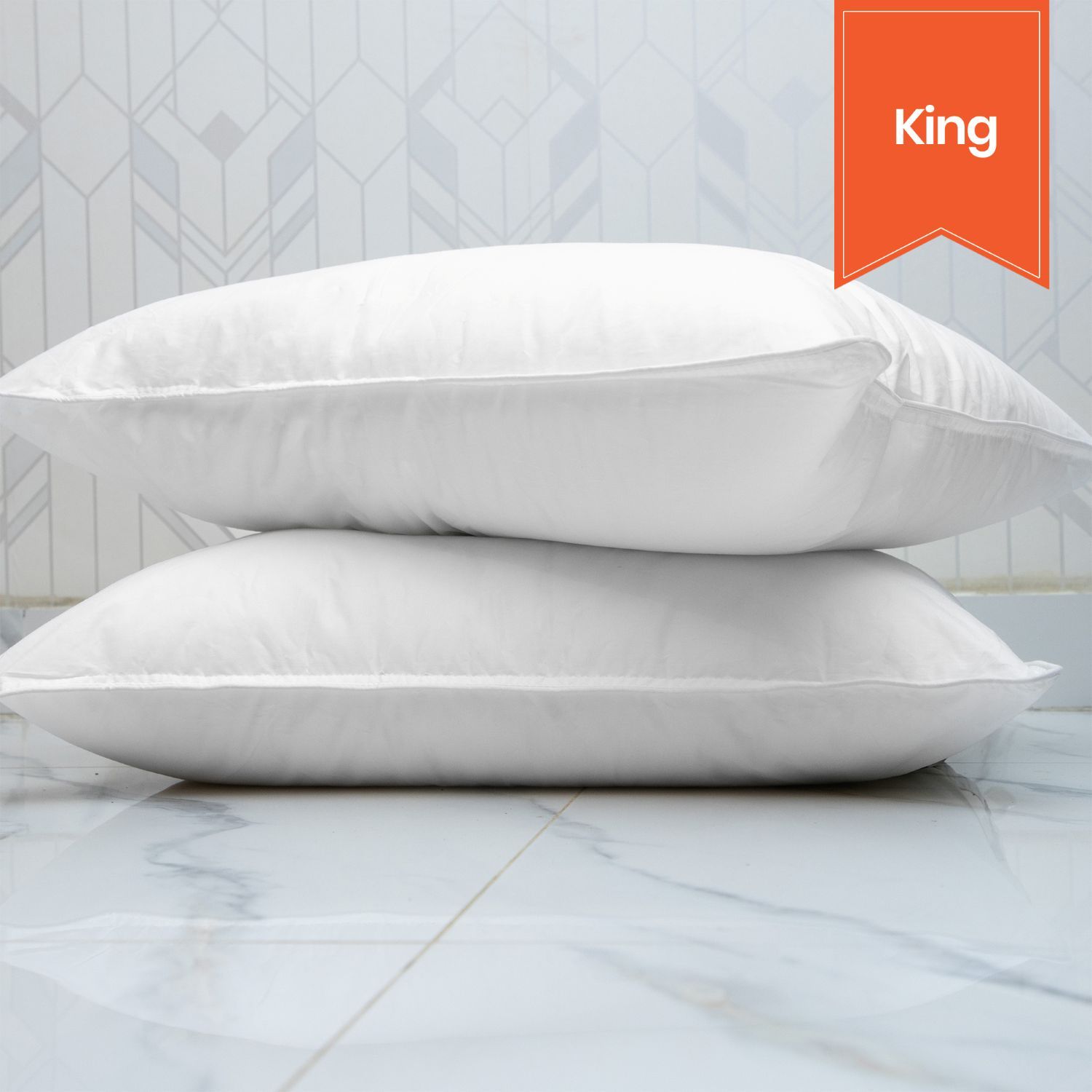 Ryotei Down Alternative Pillow 20x36 – Plush King Comfort