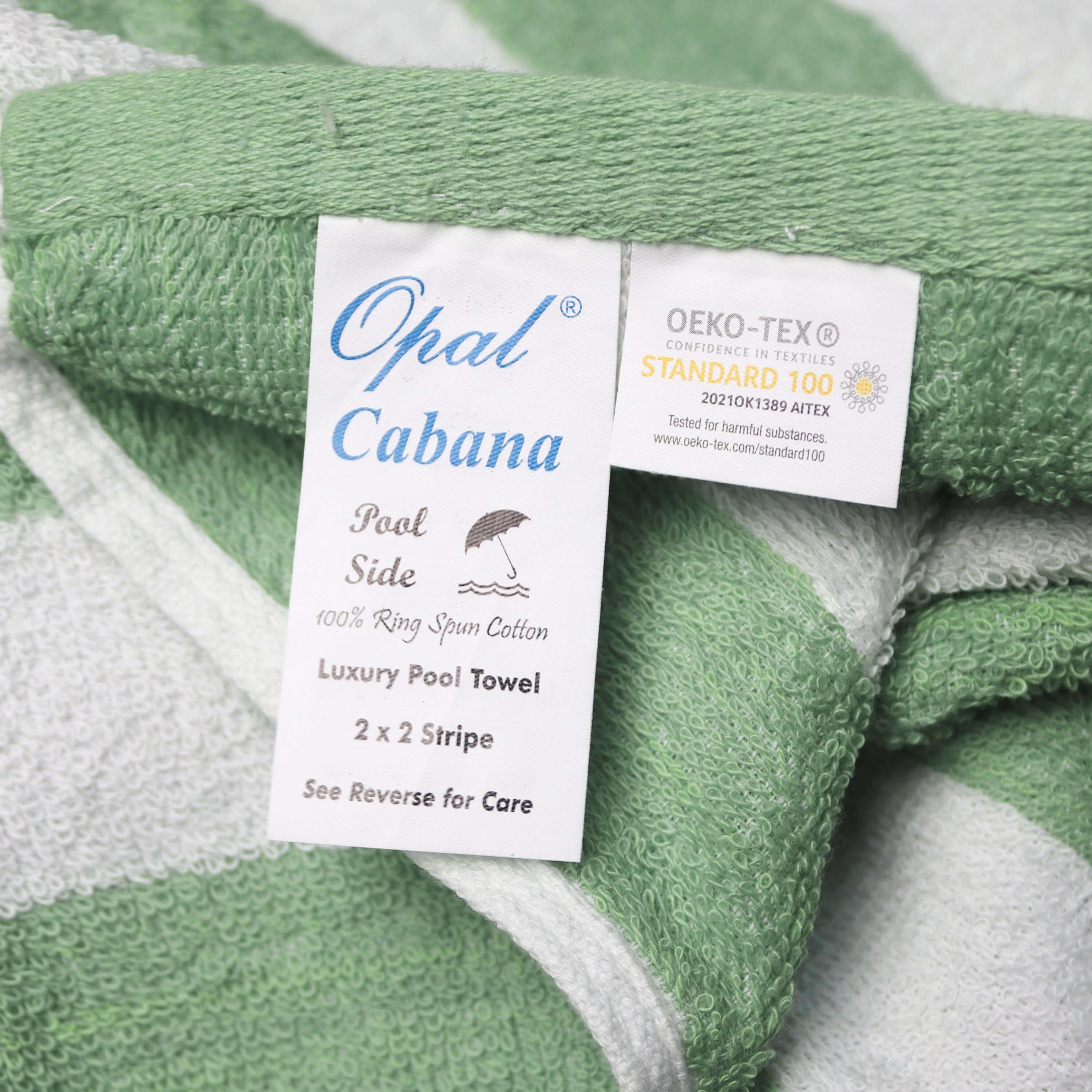 mint green towels