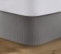 Stretchable Box Spring Wrap Twin Silver Gray