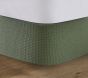 Stretchable Box Spring Wrap Twin Organic Green