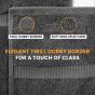 Belem 12 Pcs Washcloths 13 x 13 | Castlerock Gray 