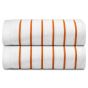 Ryotei Horizontal Stripe Pool Towel 36x68 15 lbs Orange