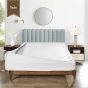 Stretchable Box Spring Wrap Twin Princess White