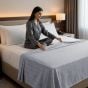 Dolphin Grey Microfiber Top Sheet / King 112x96