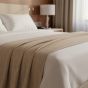 Classic Caramel Microfiber Top Sheet / Full Flat 84x96