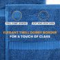 Belem 12 Pcs Washcloths 13 x 13 | Evening Blue 
