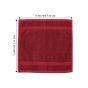 Belem 12 Pcs Washcloths 13 x 13 | Cherry Cola 