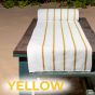Ryotei Horizontal Stripe Pool Towel 30x60 10.50 lbs Yellow