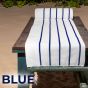 Ryotei Horizontal Stripe Pool Towel 30x60 10.50 lbs Blue