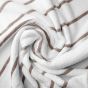 Ryotei Horizontal Stripe Pool Towel 36x68 15 lbs Brown
