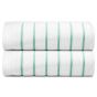 Horizontal Stripe Pool Towel 36x68 15 lbs Mint Green