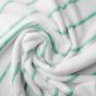 Horizontal Stripe Pool Towel 36x68 15 lbs Mint Green