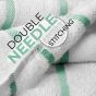 Horizontal Stripe Pool Towel 36x68 15 lbs Mint Green