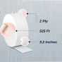 2 Ply Toilet Paper Rolls Jumbo 12/Case