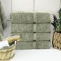Belem 4 Pcs Bath Towel 27 x 50 | Sage Green Bath Towels