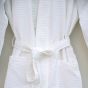 Honeycomb Waffle Bathrobe 48 x 60 Kimono Collar