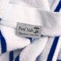 Ryotei Horizontal Stripe Pool Towel 30x60 10.50 lbs Blue