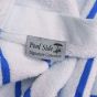 Ryotei Horizontal Stripe Pool Towel 36x68 15 lbs Blue