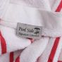 Horizontal Stripe Pool Towel 36x68 15 lbs Red