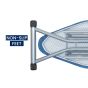 Metal Ironing Board with Metal Mesh